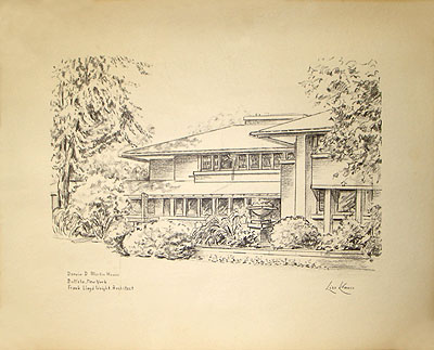 Darwin Furniture on Description  Darwin D  Martin House  Buffalo  New York  Frank Lloyd